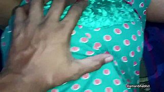 indian desi bhabhi caught in sexy maxi for wild fun
