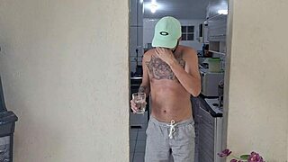 My half-sister is studying without panties! So taboo!