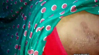 indian desi bhabhi caught in sexy maxi for wild fun