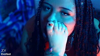 Bratty Footjob Training with Foot Worship and Toe Licking Domination