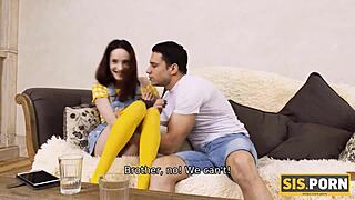 i can’t believe i won the bet for epic sex with my skinny stepsister. it’s unreal!