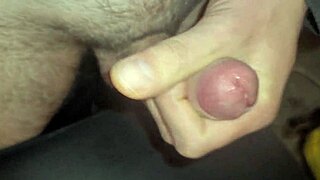 Intense Close-Up of Sticky Slidy Precum and Cum Explosion