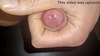 Intense Close-Up of Sticky Slidy Precum and Cum Explosion
