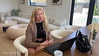 Office Slut River Lynn Fucked After Masturbating at Work. Want a Turn?