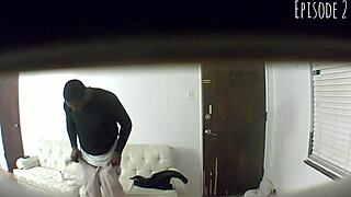 Hidden Cam Catches Ebony Blowjob