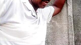 i fucked the pretty girl with huge tits in the bush