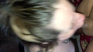 in this homemade video, i suck a beautiful latina's tits and blowjob her cock.