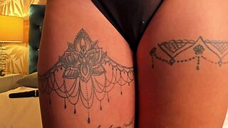 Refreshing stream soothes swollen area to climax