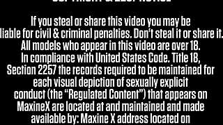 Madame Noir Shaves Maxine X's Pussy in Steamy Lesbian Scenes