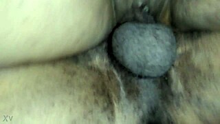 Busty black thief drilled by guards big cock in reality blowjob scene