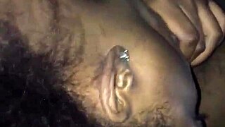 Hood Chick Sucks Big Tits and Gets Facial in Homemade Blowjob Session