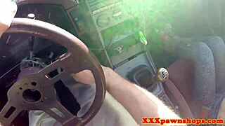 Amateur pawnee asks, Wanna see me drilled in backoffice doggystyle?