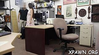 Intimate Encounter In Shop With Companion