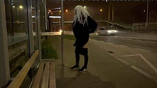 I's flashing Olivia's dick on street