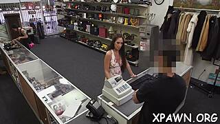 Intimate Encounter In Shop With Companion