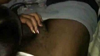 Hood Chick Sucks Big Tits and Gets Facial in Homemade Blowjob Session