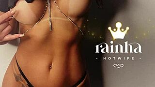 Hotwife Queen Pleasing Her Husband With A Show