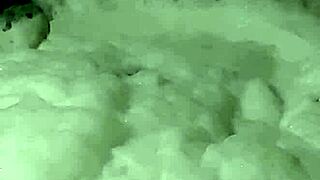 Cyno enjoys a solo bubble bath session part 3