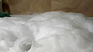 Cyno enjoys a solo bubble bath session part 3