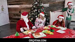 Family Orgy During Christmas With Charlotte Sins