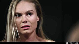 nancy ace strips for rikako katayama in vampire mind control lesbian fun with licking and scissoring