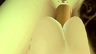 Master sucks and fucks his shemale pet hard.