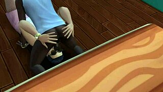 This quickie had me fingering her clit until she squirted everywhere