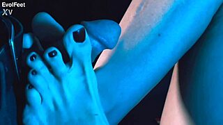 MILF Expert In Barefoot Footjobs And Deepthroat.