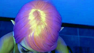 First Ever Blowjob Scene with Mykinkydope - Teen 18+ Performs Oral Sex on 18-19 Year Old Partner