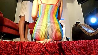 Two Sexy Redhead Sluts Compete In Handjob Contest To Make Guy Cum First