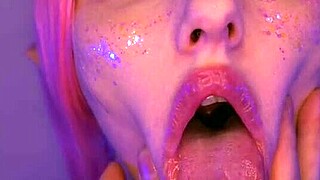 First Ever Blowjob Scene with Mykinkydope - Teen 18+ Performs Oral Sex on 18-19 Year Old Partner