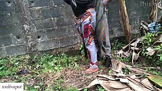 i slipped up giving that horny farm girl a wet doggy facial on her land