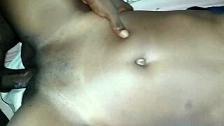 Man, this African teen’s shaved pussy gets pounded so hard!