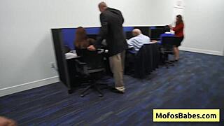 horny office milf sasha pearl gets naughty with parker ambrose in her office 😈