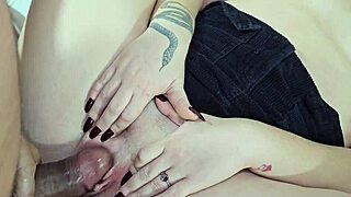 Fucking A Brazilian Brunette In See-Through Short Dress Without Condom