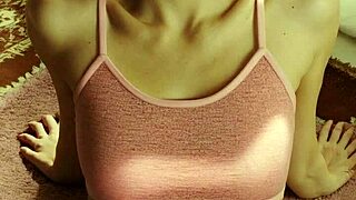 Blindfolded Eastern European lingerie models tease in sexy panties. Barefoot cuties show off their feet! 😘