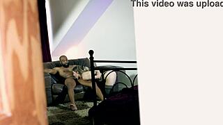 Estela Duarte sucks and fucks a big black cock bareback