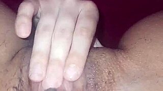 the latina's beautiful pussy squirts as she begs for a tongue lick.