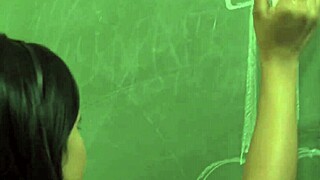 Petite stepdaughter gets banged in taboo group hardcore session 😈