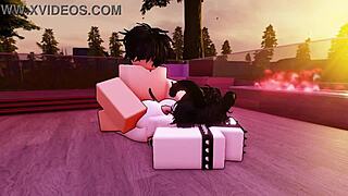 Little Slut Begs for Merciless Fuck on Roblox