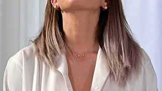 busty nurse chloé ania kinski rides wild in dp fuck at clinic gp2680.