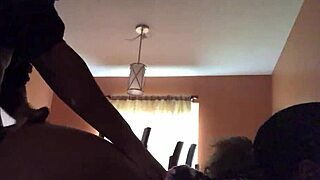 Amateurs fuck big ass and pussy after work