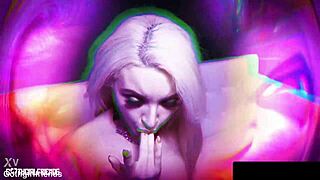 I'm Lola Fae, a cum lover with a foot fetish, fucking big cocks in lingerie