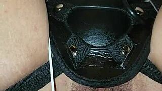 Playing with my girl's sweet pussy in close-up webcam session