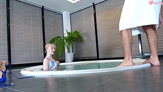 Wow, your dick is too huge, can you fuck my mouth?