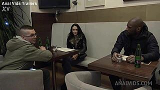 Kinky czech tattooed babe nicole love in outdoor anal with monster cock, hairless pussy lips stretched