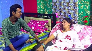 indian brother-in-law and sister-in-law share a romantic moment with dirty talk in hindi