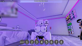 esta vez me pidió que la llene de leche en roblox