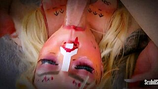 I'm the sexy zombie nurse back from the party, craving cum in this POV scene.