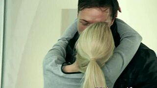 Smalltit European Beauty Riding Cock Glamourously